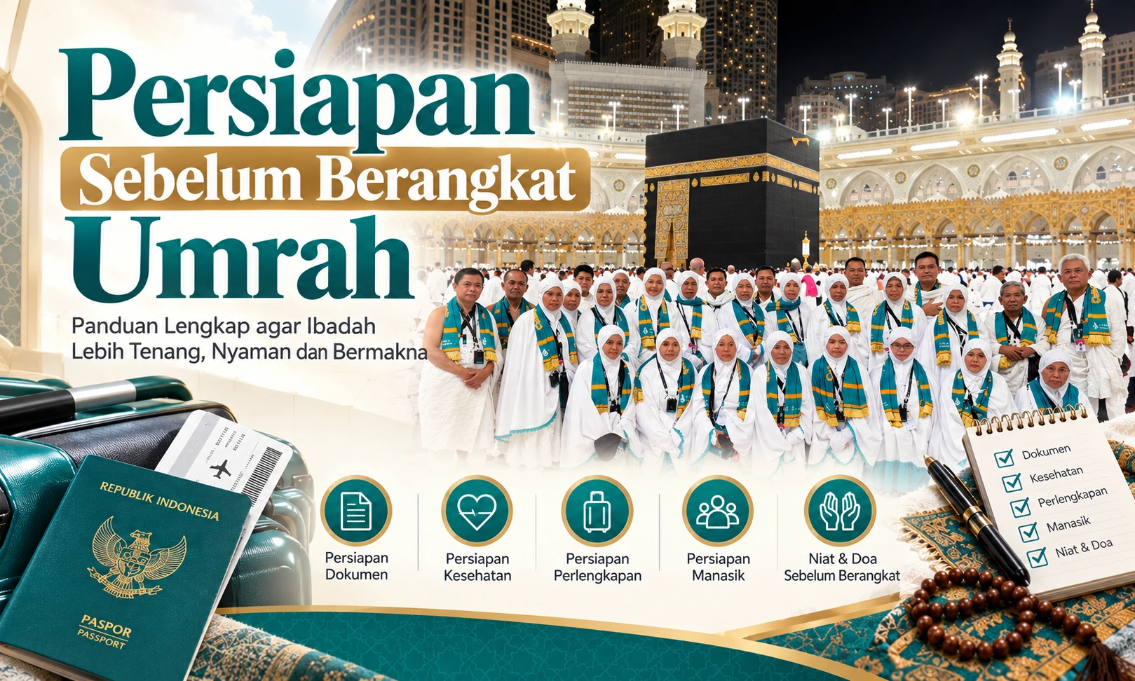 Persiapan Sebelum Berangkat Umrah: 5 Hal Wajib yang Harus Ditata