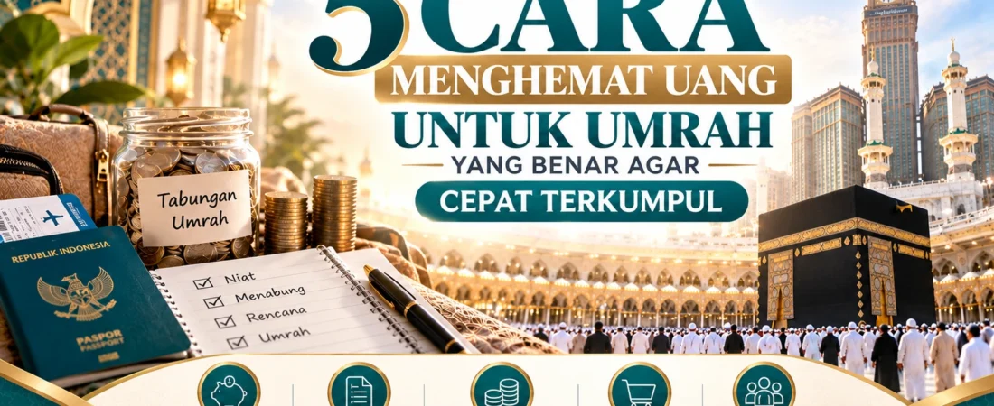 5 CARA MENGHEMAT UNTUK UMRAH YANG BENAR AGAR CEPAT TERKUMPUL
